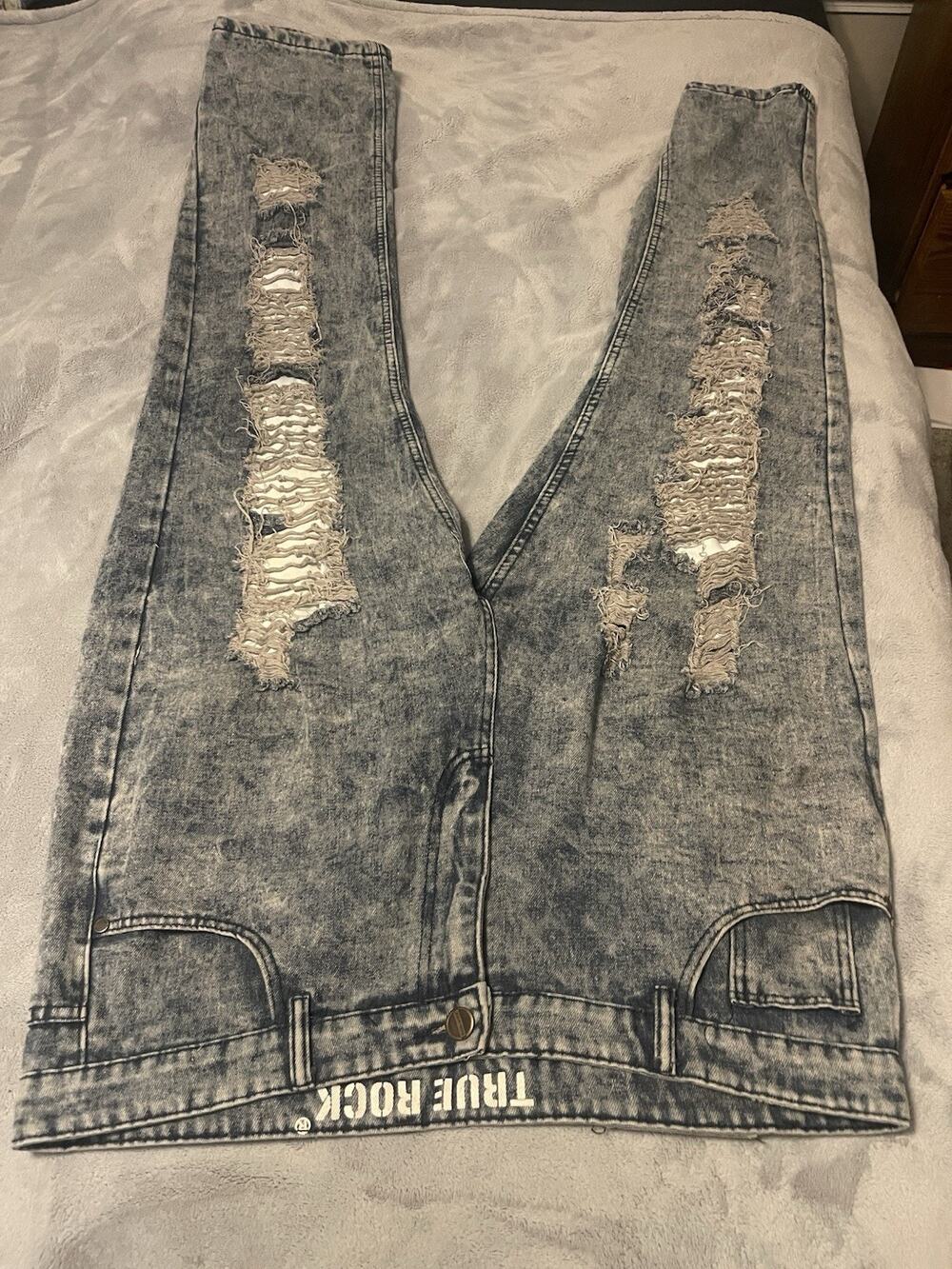 TRUE ROCK MENS JEANS SIZE 42 STYLE BOMBERS-108
